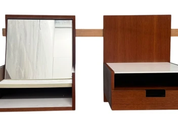 Two EU/NU-11 Japanese Series Wall Cabinets by Cees Braakman for Pastoe, 1958